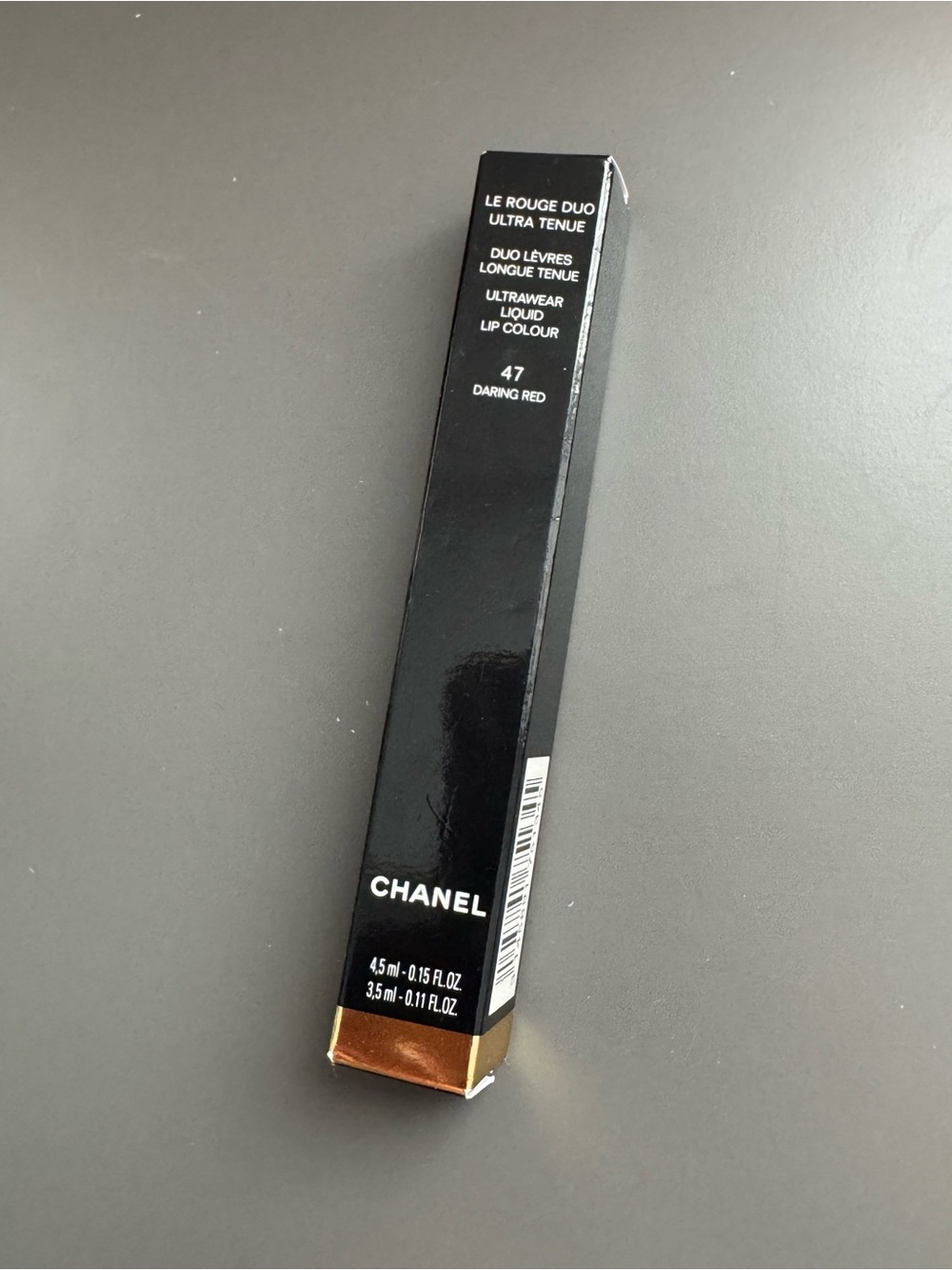 CHANEL LE ROUGE DUO Ultrawear Liquid Ultra Wear Lip Color Daring Red 47 NIB - Picture 7 of 10